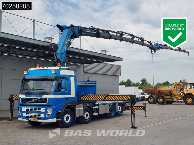 Volvo FM 440 8X2 Palfinger PK74002 + JIB + Winch Lift-Lenkachse Euro 5 - Camion plateau, Camion grue: photos 1 Volvo FM 440 8X2 Palfinger PK74002 + JIB + Winch Lift-Lenkachse Euro 5 - Camion plateau, Camion grue: photos 1