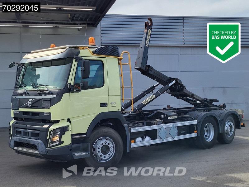 Volvo FMX 410 6X2 20tons Palfinger hooklift Lift+Steering Axle Automatic Euro 6 - Camion ampliroll: photos 1 Volvo FMX 410 6X2 20tons Palfinger hooklift Lift+Steering Axle Automatic Euro 6 - Camion ampliroll: photos 1