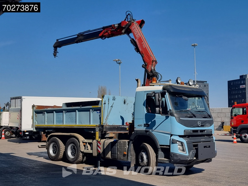 Volvo FMX 420 6X4 Fassi F155A.2.22 Crane 9m3 Big-Axle Automatic Euro 5 - Camion benne, Camion grue: photos 2 Volvo FMX 420 6X4 Fassi F155A.2.22 Crane 9m3 Big-Axle Automatic Euro 5 - Camion benne, Camion grue: photos 2