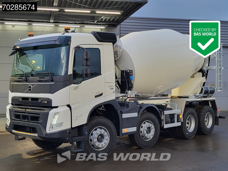 Volvo FMX 430 8X4 New! 10m3 FML Mixer Steelsuspension Automatic LED Euro 6 - Camion malaxeur: photos 1 Volvo FMX 430 8X4 New! 10m3 FML Mixer Steelsuspension Automatic LED Euro 6 - Camion malaxeur: photos 1