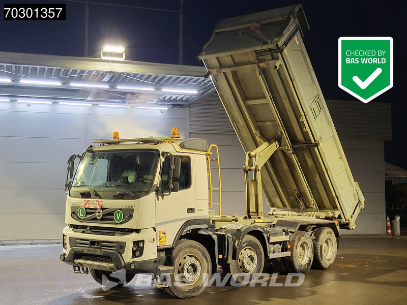 Volvo FMX 450 8X4 15m3 2-way tipper steel suspension Big-Axle Euro 6 - Camion benne: photos 1 Volvo FMX 450 8X4 15m3 2-way tipper steel suspension Big-Axle Euro 6 - Camion benne: photos 1