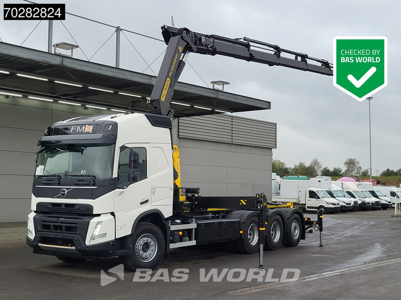 Volvo FMX 500 8X4 NEW! Palfinger PK33002 Crane + HT22TEC Hooklift Lift-Steering Axle - Camion ampliroll, Camion grue: photos 1 Volvo FMX 500 8X4 NEW! Palfinger PK33002 Crane + HT22TEC Hooklift Lift-Steering Axle - Camion ampliroll, Camion grue: photos 1