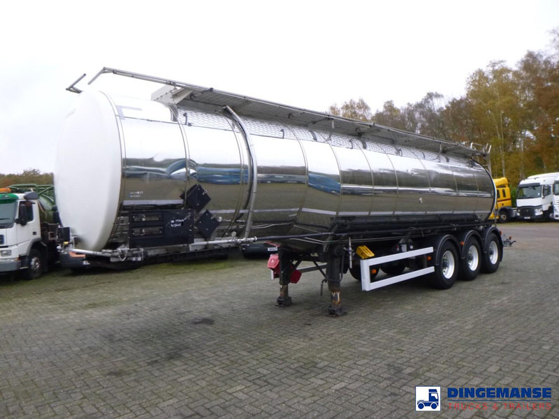 Crane Fruehauf Chemical tank inox 32.8 m3 / 1 comp - Semi-remorque citerne: photos 1 Crane Fruehauf Chemical tank inox 32.8 m3 / 1 comp - Semi-remorque citerne: photos 1