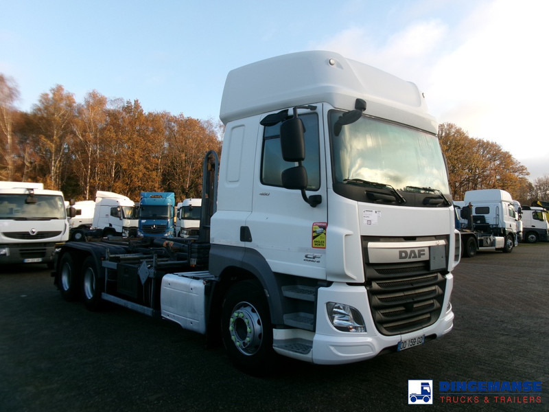 Camion ampliroll DAF CF 460 6x2 Euro 6 Hyva container hook 20 t: photos 5