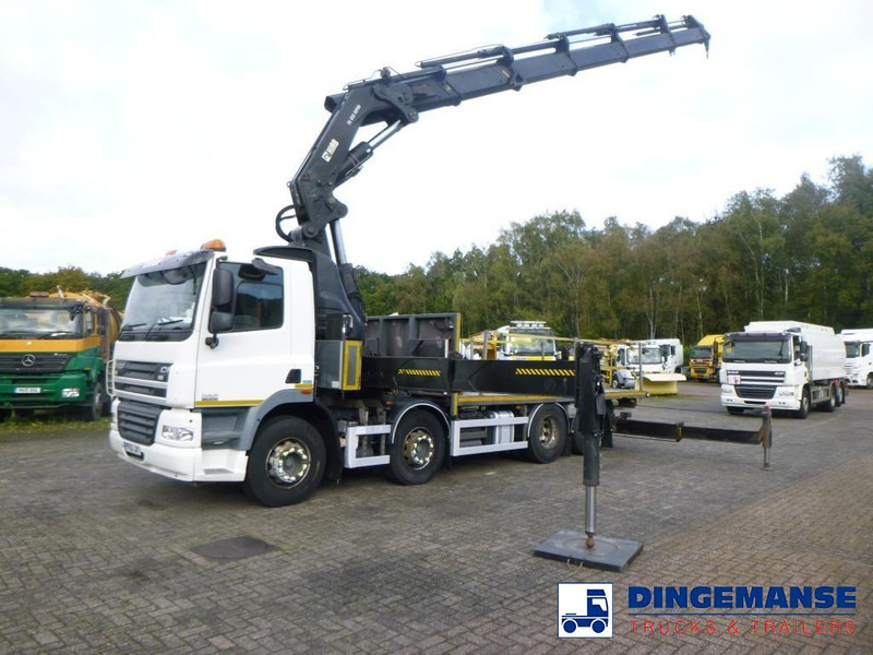 DAF CF 85.410 8X2 RHD + Hiab XS855 EP6 Hipro - Camion grue: photos 1 DAF CF 85.410 8X2 RHD + Hiab XS855 EP6 Hipro - Camion grue: photos 1