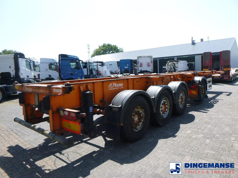 Dennison 4-axle container combi trailer (3 + 1 axles) 20-30-40-45 ft - Semi-remorque porte-conteneur/ Caisse mobile: photos 4 Dennison 4-axle container combi trailer (3 + 1 axles) 20-30-40-45 ft - Semi-remorque porte-conteneur/ Caisse mobile: photos 4