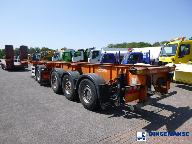 Dennison 4-axle container combi trailer (3 + 1 axles) 20-30-40-45 ft - Semi-remorque porte-conteneur/ Caisse mobile: photos 3 Dennison 4-axle container combi trailer (3 + 1 axles) 20-30-40-45 ft - Semi-remorque porte-conteneur/ Caisse mobile: photos 3
