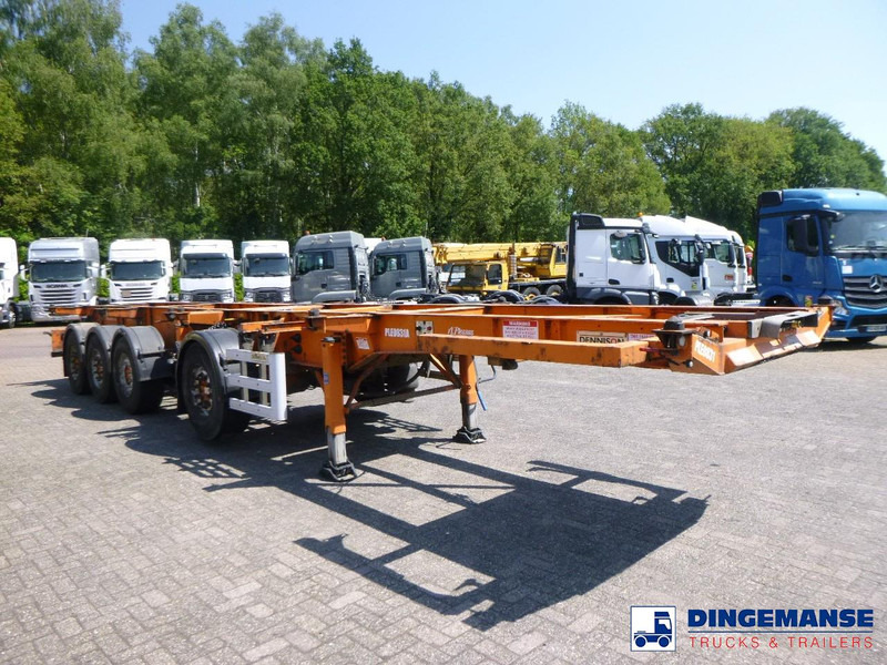 Dennison 4-axle container combi trailer (3 + 1 axles) 20-30-40-45 ft - Semi-remorque porte-conteneur/ Caisse mobile: photos 2 Dennison 4-axle container combi trailer (3 + 1 axles) 20-30-40-45 ft - Semi-remorque porte-conteneur/ Caisse mobile: photos 2