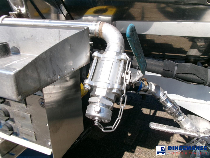 Semi-remorque citerne Feldbinder Chemical tank (non-ADR) inox 30 m3 / 1 comp + pump: photos 12