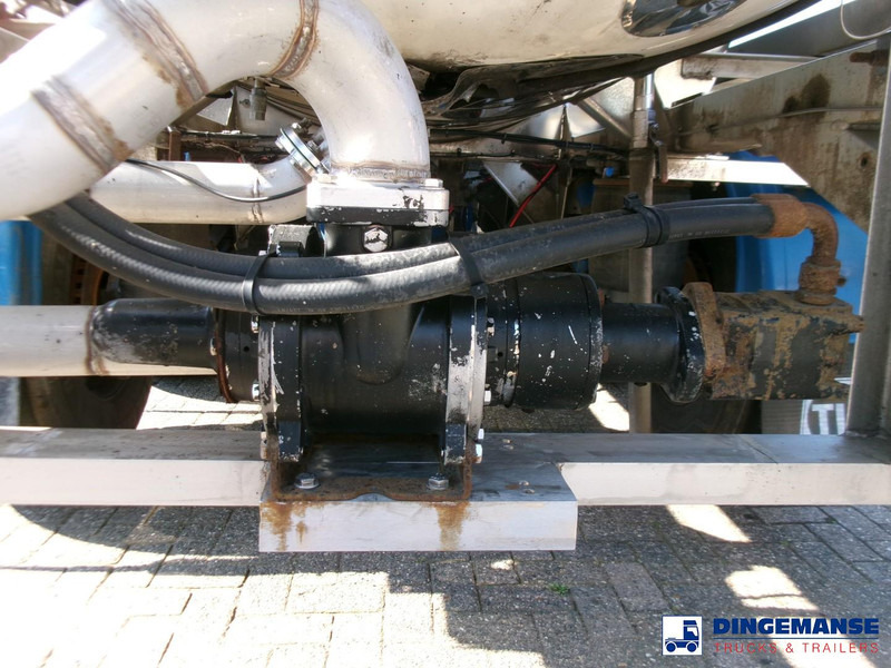 Semi-remorque citerne Feldbinder Chemical tank (non-ADR) inox 30 m3 / 1 comp + pump: photos 15