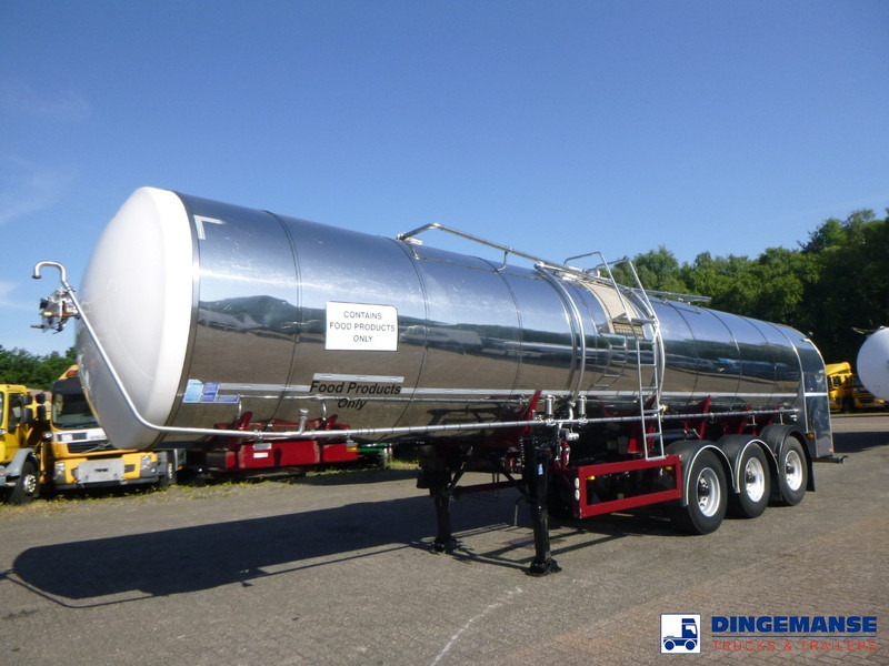 Feldbinder Food tank inox 30 m3 / 1 comp - Semi-remorque citerne: photos 1 Feldbinder Food tank inox 30 m3 / 1 comp - Semi-remorque citerne: photos 1