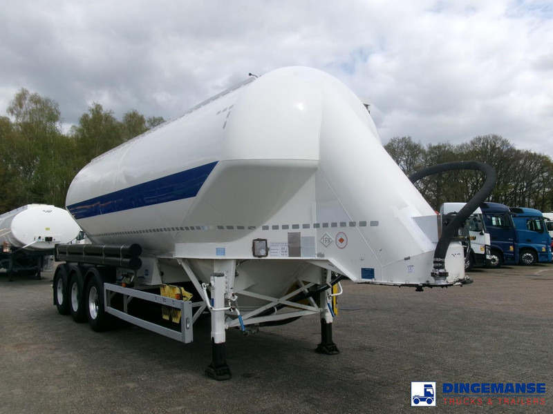 Feldbinder Powder tank alu 36 m3 / 1 comp - Semi-remorque citerne: photos 2 Feldbinder Powder tank alu 36 m3 / 1 comp - Semi-remorque citerne: photos 2