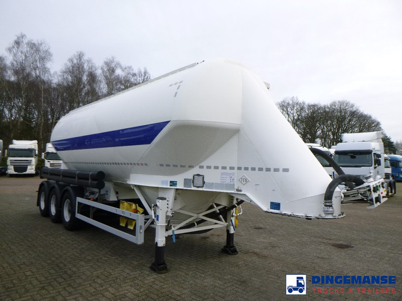 Feldbinder Powder tank alu 36 m3 / 1 comp - Semi-remorque citerne: photos 2 Feldbinder Powder tank alu 36 m3 / 1 comp - Semi-remorque citerne: photos 2