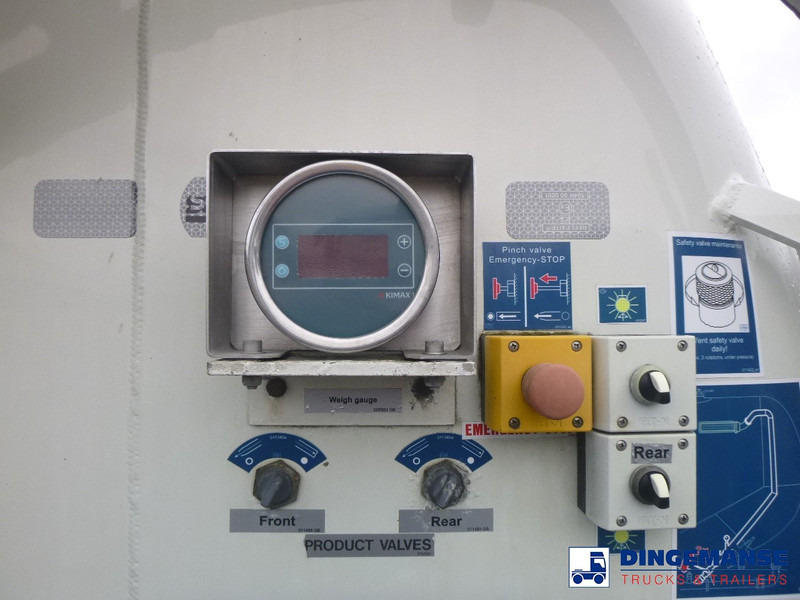 Semi-remorque citerne Feldbinder Powder tank alu 36 m3 / 1 comp: photos 14