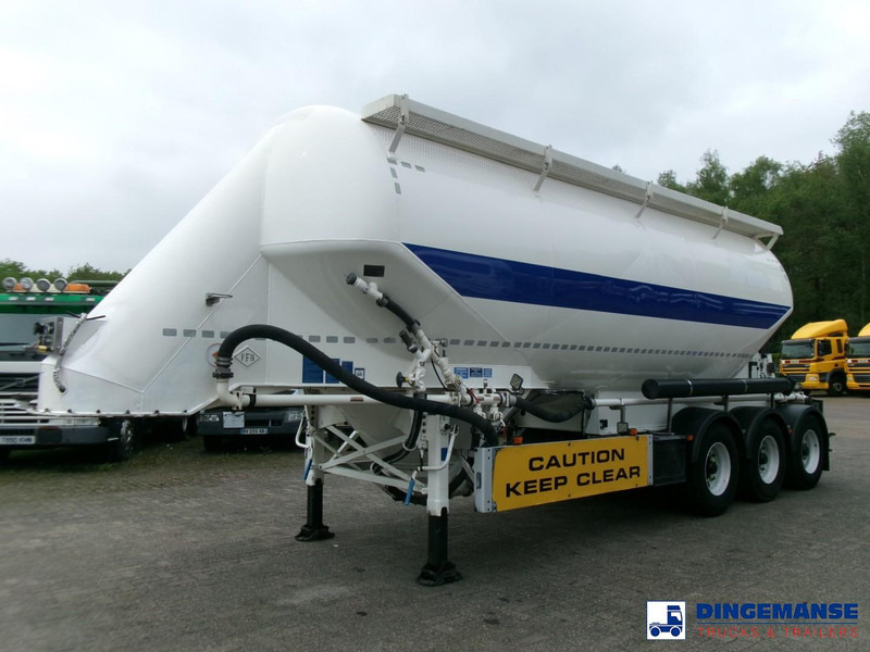 Feldbinder Powder tank alu 36 m3 / 1 comp - Semi-remorque citerne: photos 1 Feldbinder Powder tank alu 36 m3 / 1 comp - Semi-remorque citerne: photos 1
