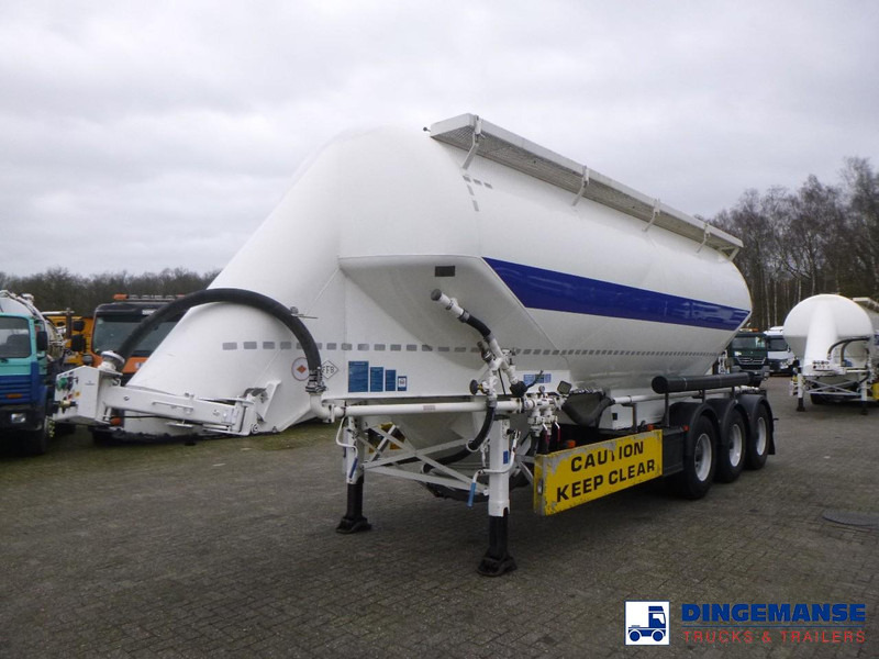 Feldbinder Powder tank alu 36 m3 / 1 comp - Semi-remorque citerne: photos 1 Feldbinder Powder tank alu 36 m3 / 1 comp - Semi-remorque citerne: photos 1