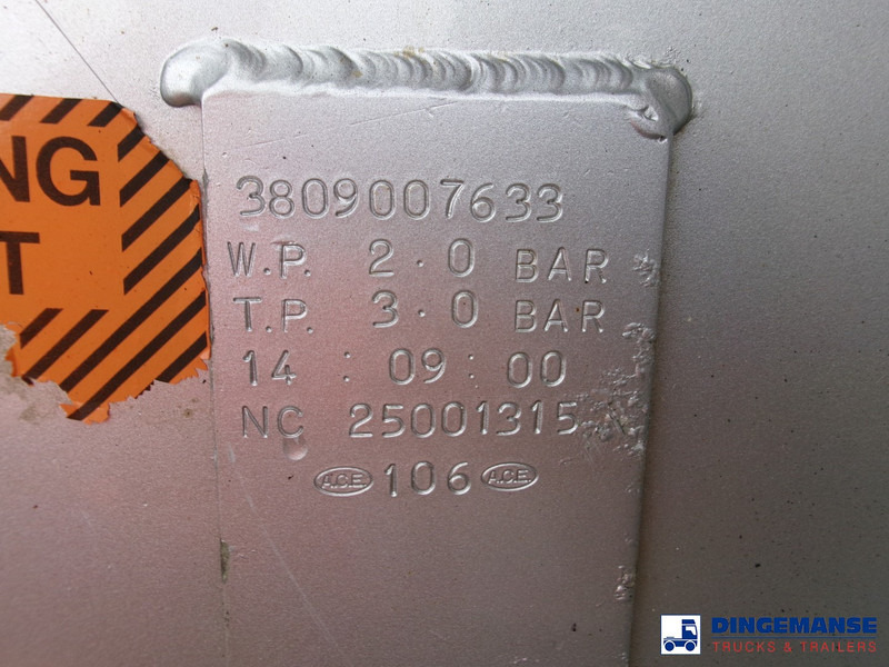 Semi-remorque citerne Feldbinder Powder tank alu 38 m3 (tipping): photos 19