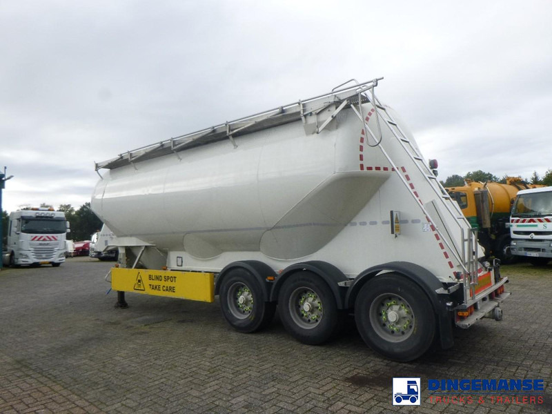 Feldbinder Powder tank alu 40 m3 / 1 comp + compressor - Semi-remorque citerne: photos 3 Feldbinder Powder tank alu 40 m3 / 1 comp + compressor - Semi-remorque citerne: photos 3