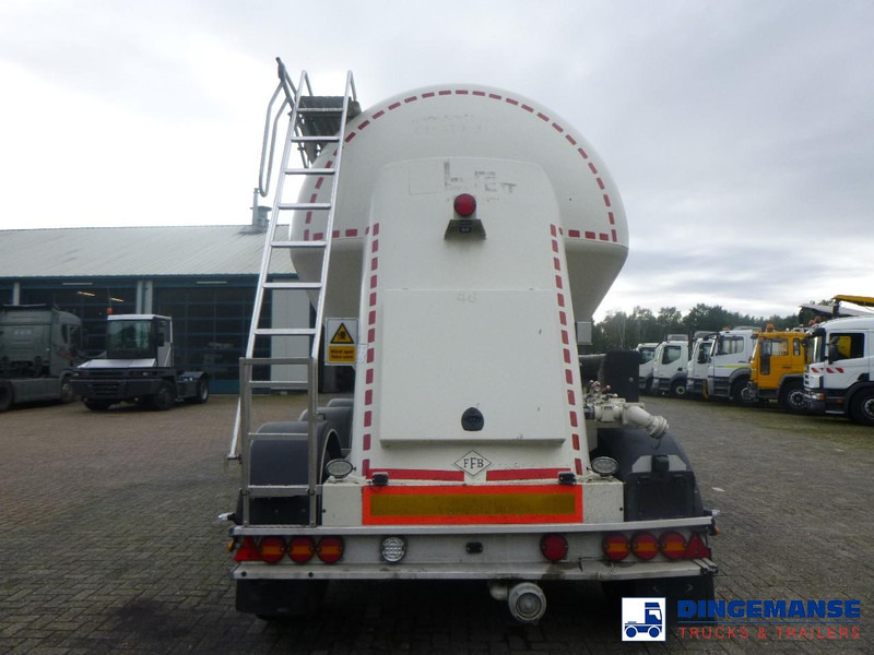 Feldbinder Powder tank alu 40 m3 / 1 comp + compressor - Semi-remorque citerne: photos 5 Feldbinder Powder tank alu 40 m3 / 1 comp + compressor - Semi-remorque citerne: photos 5