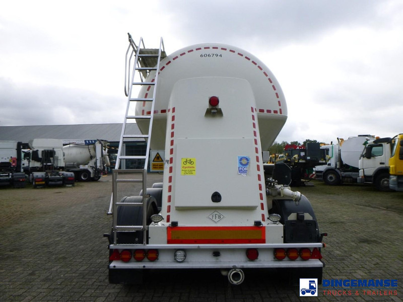 Feldbinder Powder tank alu 40 m3 + engine/compressor - Semi-remorque citerne: photos 5 Feldbinder Powder tank alu 40 m3 + engine/compressor - Semi-remorque citerne: photos 5