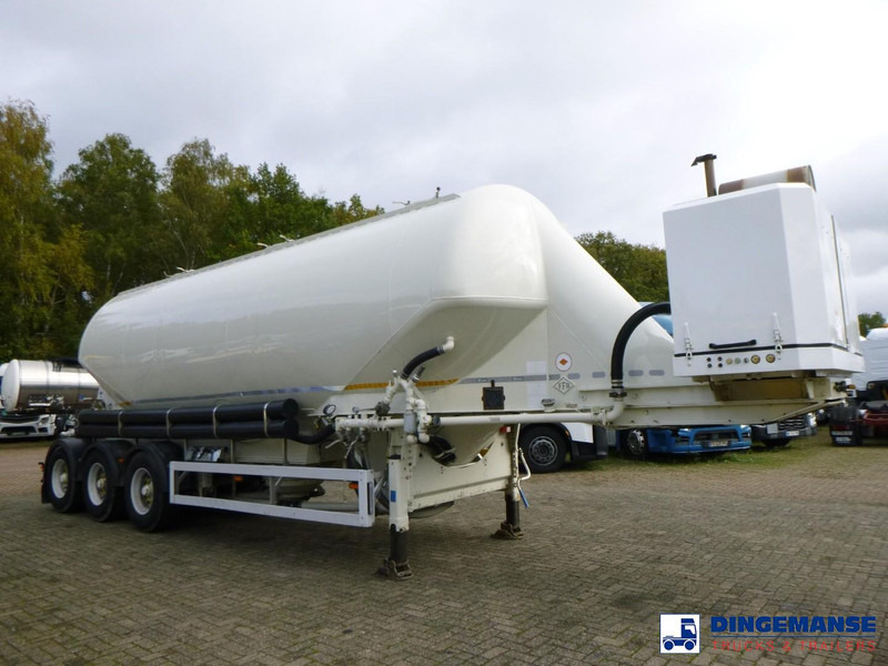 Feldbinder Powder tank alu 40 m3 + engine/compressor - Semi-remorque citerne: photos 2 Feldbinder Powder tank alu 40 m3 + engine/compressor - Semi-remorque citerne: photos 2
