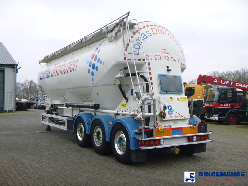 Feldbinder Powder tank alu 50 m3 / 1 comp - Semi-remorque citerne: photos 3 Feldbinder Powder tank alu 50 m3 / 1 comp - Semi-remorque citerne: photos 3