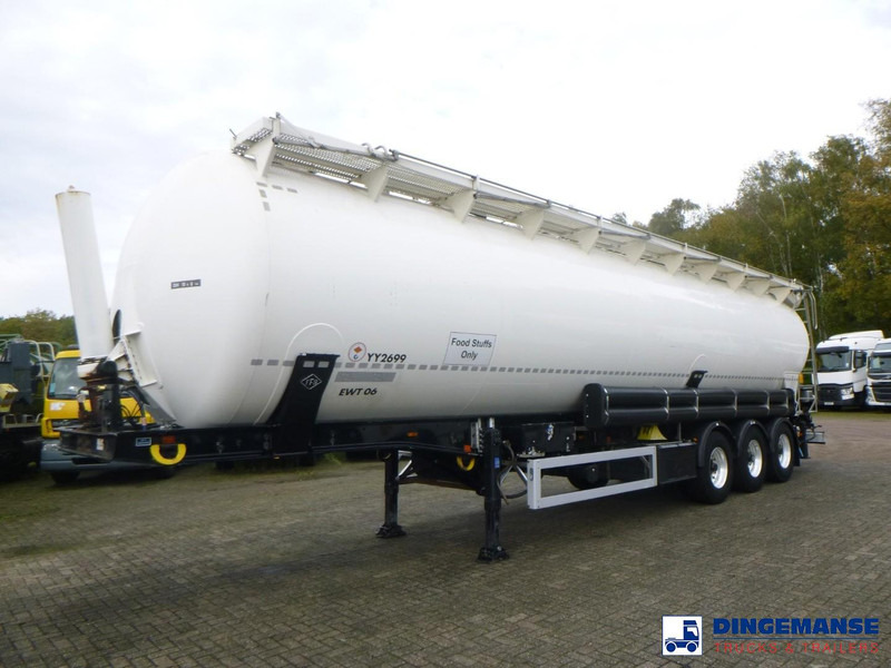 Feldbinder Powder tank alu 63 m3 (tipping) - Semi-remorque citerne: photos 1 Feldbinder Powder tank alu 63 m3 (tipping) - Semi-remorque citerne: photos 1