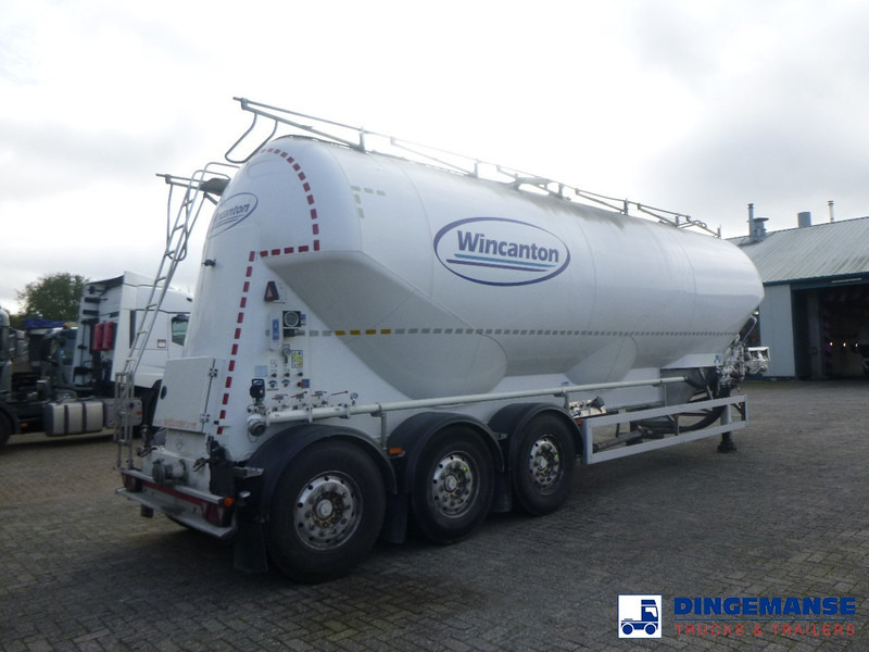 Feldbinder Powder tank alu alu 49 m3 / 1 comp - Semi-remorque citerne: photos 4 Feldbinder Powder tank alu alu 49 m3 / 1 comp - Semi-remorque citerne: photos 4