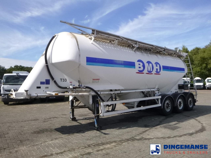 Heil / ZVVZ Powder tank alu 40 m3 / 1 comp - Semi-remorque citerne: photos 1 Heil / ZVVZ Powder tank alu 40 m3 / 1 comp - Semi-remorque citerne: photos 1