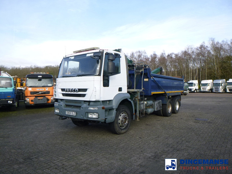 Iveco AD260T33 6X4 RHD tipper + HMF crane - Camion grue: photos 5 Iveco AD260T33 6X4 RHD tipper + HMF crane - Camion grue: photos 5