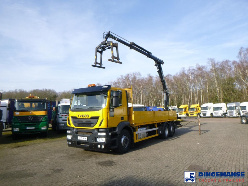 Iveco Stralis 310 6x2 Euro 6 RHD + Atlas 105.2 crane - Camion grue: photos 1 Iveco Stralis 310 6x2 Euro 6 RHD + Atlas 105.2 crane - Camion grue: photos 1