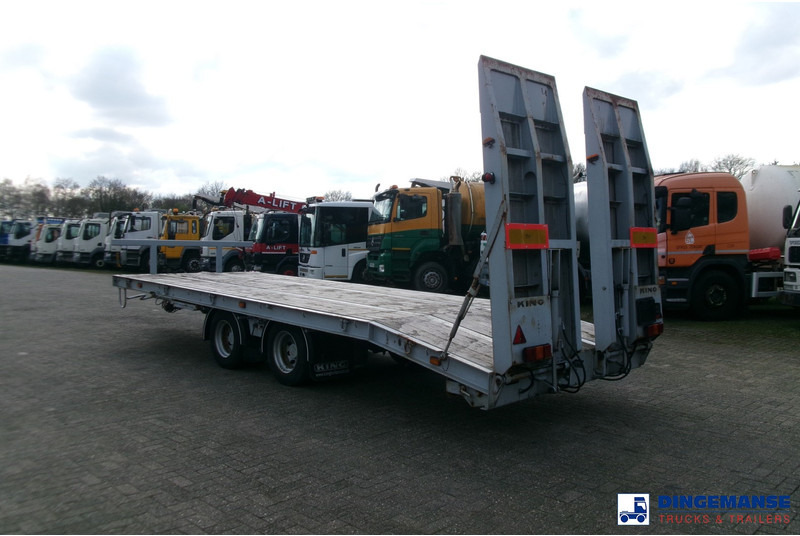 KING 2-axle platform drawbar trailer 14t + ramps - Remorque plateau: photos 3 KING 2-axle platform drawbar trailer 14t + ramps - Remorque plateau: photos 3