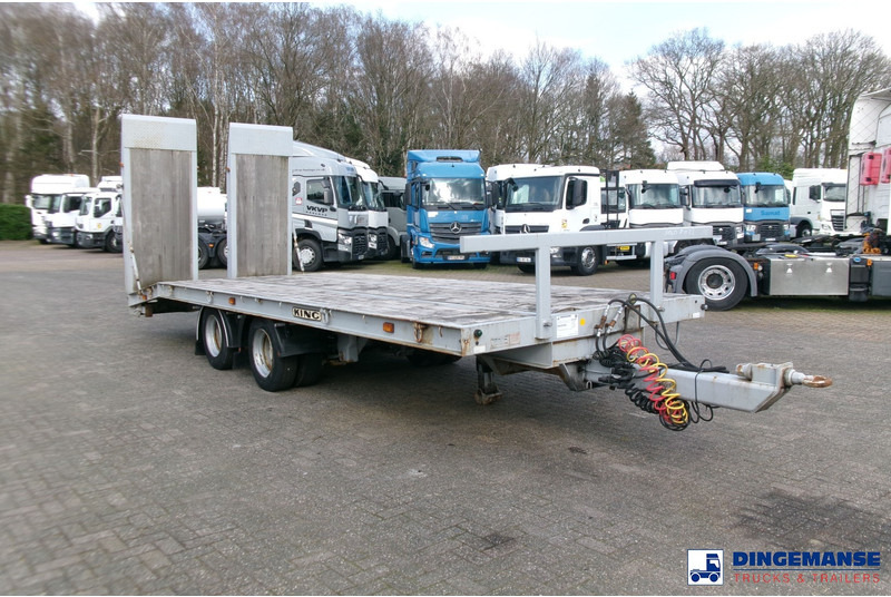 KING 2-axle platform drawbar trailer 14t + ramps - Remorque plateau: photos 2 KING 2-axle platform drawbar trailer 14t + ramps - Remorque plateau: photos 2