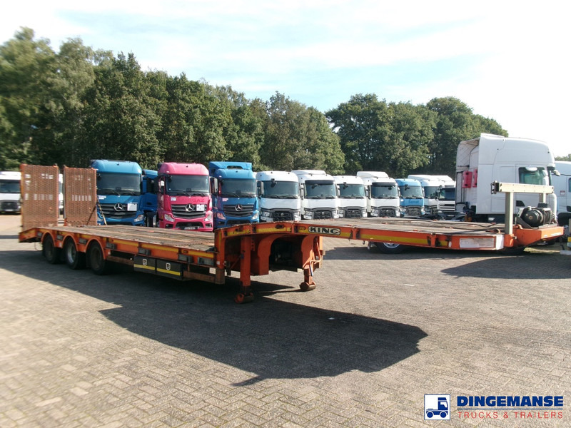 KING 3-axle semi-lowbed trailer 44T + ramps - Semi-remorque surbaissé: photos 2 KING 3-axle semi-lowbed trailer 44T + ramps - Semi-remorque surbaissé: photos 2