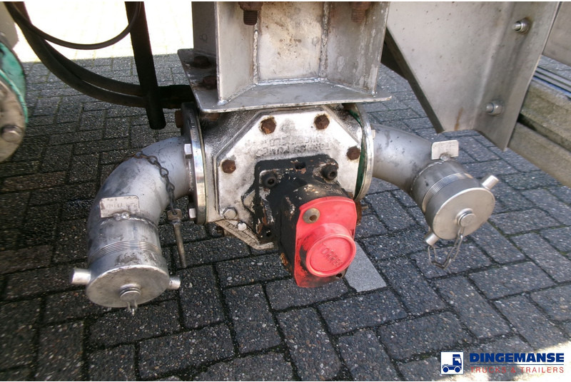 Semi-remorque citerne LAG Chemical tank inox 37.5 m3 / 1 comp + pump: photos 15