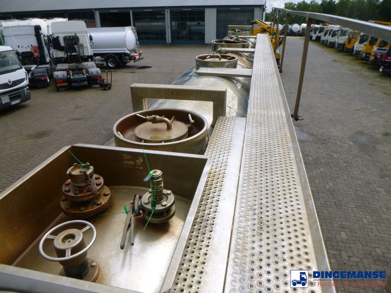 Semi-remorque citerne MAISONNEUVE Chemical tank inox 26 m3 / 1 comp: photos 20