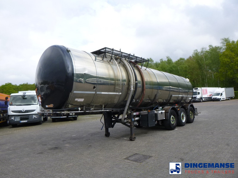 METALOVOUGA Bitumen tank inox 32 m3 / 1 comp + pump - Semi-remorque citerne: photos 1 METALOVOUGA Bitumen tank inox 32 m3 / 1 comp + pump - Semi-remorque citerne: photos 1