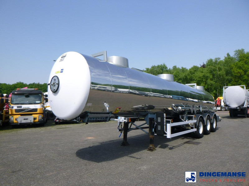 Magyar Chemical tank inox L4BH 22.2 m3 / 1 comp - Semi-remorque citerne: photos 1 Magyar Chemical tank inox L4BH 22.2 m3 / 1 comp - Semi-remorque citerne: photos 1