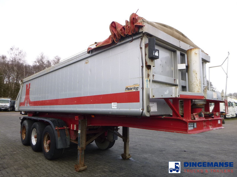 Meierling Tipper trailer alu 21 m3 + tarpaulin - Semi-remorque benne: photos 2 Meierling Tipper trailer alu 21 m3 + tarpaulin - Semi-remorque benne: photos 2