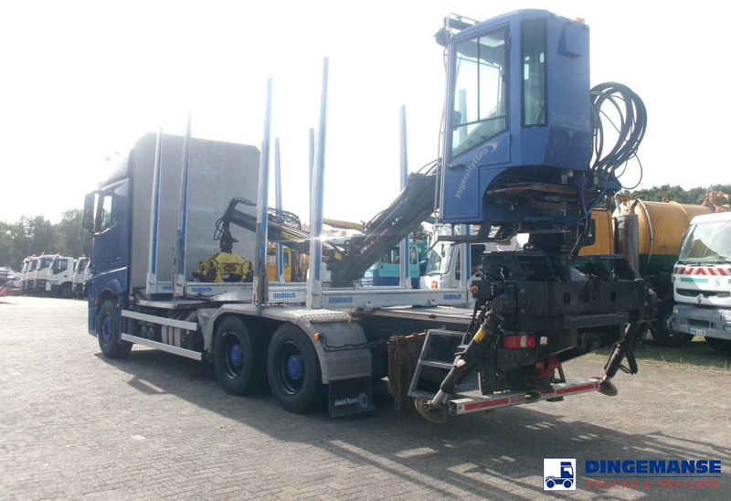 Mercedes-Benz Actros 2663 6x4 Euro 6 loglift F96 crane timber truck - Camion grue: photos 3 Mercedes-Benz Actros 2663 6x4 Euro 6 loglift F96 crane timber truck - Camion grue: photos 3