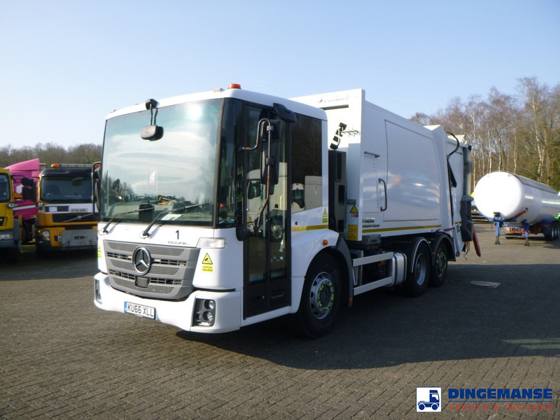 Mercedes-Benz Econic 2630 6x2 RHD Faun refuse truck - Benne à ordures ménagères: photos 1 Mercedes-Benz Econic 2630 6x2 RHD Faun refuse truck - Benne à ordures ménagères: photos 1