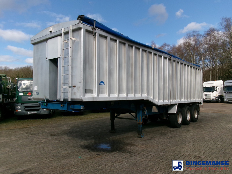 Utilitaire benne UNITED TRAILERS Tipper trailer alu 52 m3 + tarpaulin: photos 1