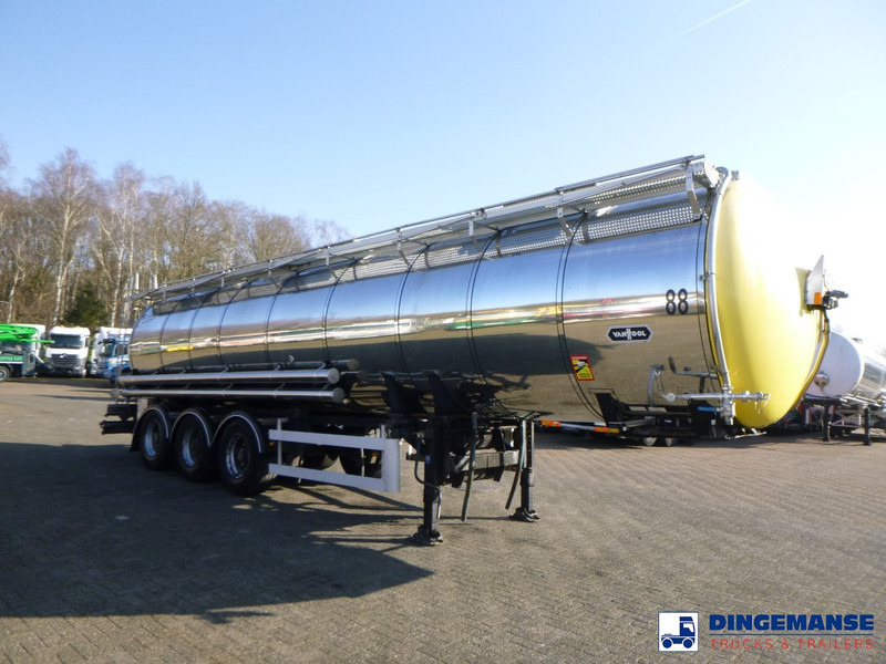 Van Hool Chemical tank inox 30 m3 / 1 comp - Semi-remorque citerne: photos 2 Van Hool Chemical tank inox 30 m3 / 1 comp - Semi-remorque citerne: photos 2