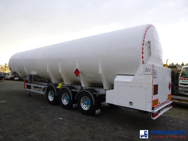 Van Hool Cryogenic tank inox 58.6 m3 / 1 comp / R10,4BN (methane/argon/nitrogen) - Semi-remorque citerne: photos 3 Van Hool Cryogenic tank inox 58.6 m3 / 1 comp / R10,4BN (methane/argon/nitrogen) - Semi-remorque citerne: photos 3