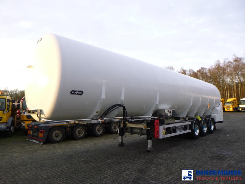 Van Hool Cryogenic tank inox 58.6 m3 / 1 comp / R10,4BN (methane/argon/nitrogen) - Semi-remorque citerne: photos 1 Van Hool Cryogenic tank inox 58.6 m3 / 1 comp / R10,4BN (methane/argon/nitrogen) - Semi-remorque citerne: photos 1