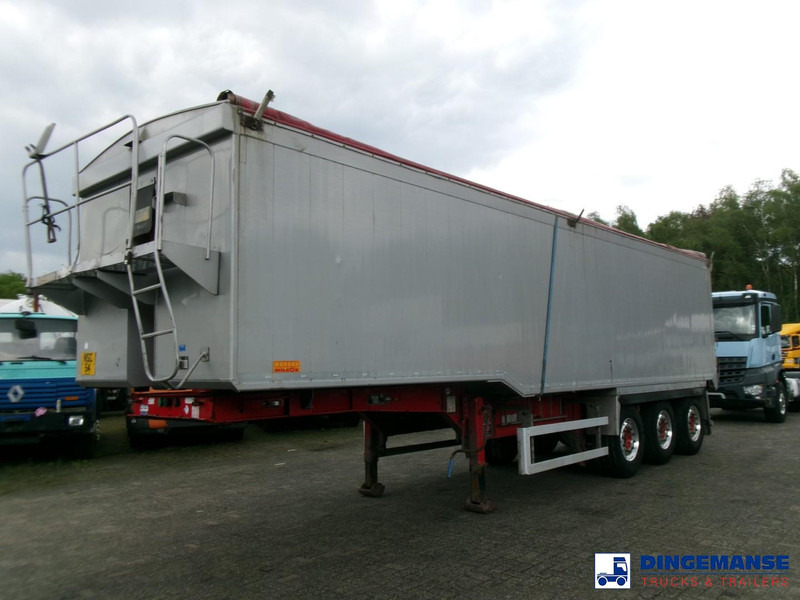 WILCOX Tipper trailer alu 52 m3 + tarpaulin - Semi-remorque benne: photos 1 WILCOX Tipper trailer alu 52 m3 + tarpaulin - Semi-remorque benne: photos 1