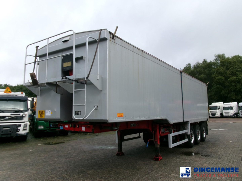 WILCOX Tipper trailer alu 55 m3 + tarpaulin - Semi-remorque benne: photos 1 WILCOX Tipper trailer alu 55 m3 + tarpaulin - Semi-remorque benne: photos 1
