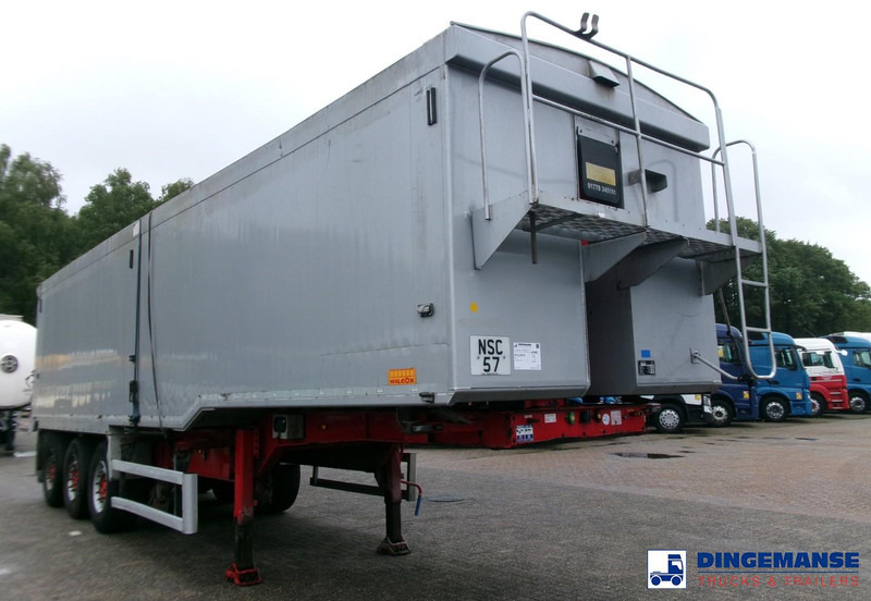 WILCOX Tipper trailer alu 55 m3 + tarpaulin - Semi-remorque benne: photos 2 WILCOX Tipper trailer alu 55 m3 + tarpaulin - Semi-remorque benne: photos 2