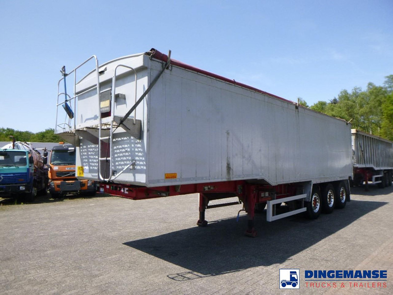 WILCOX Tipper trailer alu 55 m3 + tarpaulin - Semi-remorque benne: photos 1 WILCOX Tipper trailer alu 55 m3 + tarpaulin - Semi-remorque benne: photos 1