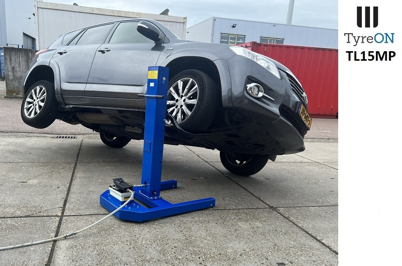 TL15MP mobile single post autolift - easyjacklift 3000 kg - air hydraulic - Lift vehicles up to 3000 kg from the side - Équipement de garage: photos 1 TL15MP mobile single post autolift - easyjacklift 3000 kg - air hydraulic - Lift vehicles up to 3000 kg from the side - Équipement de garage: photos 1